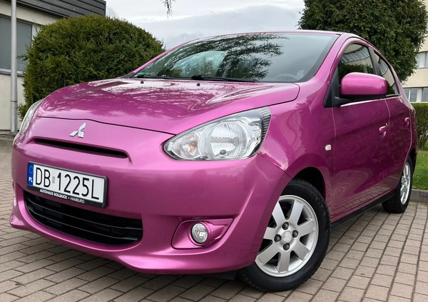Mitsubishi Space Star cena 22500 przebieg: 99000, rok produkcji 2014 z Wałbrzych małe 301
